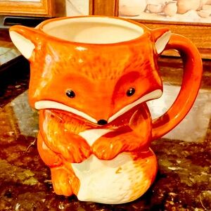 ADORABLE Fox Coffee Mug Cup